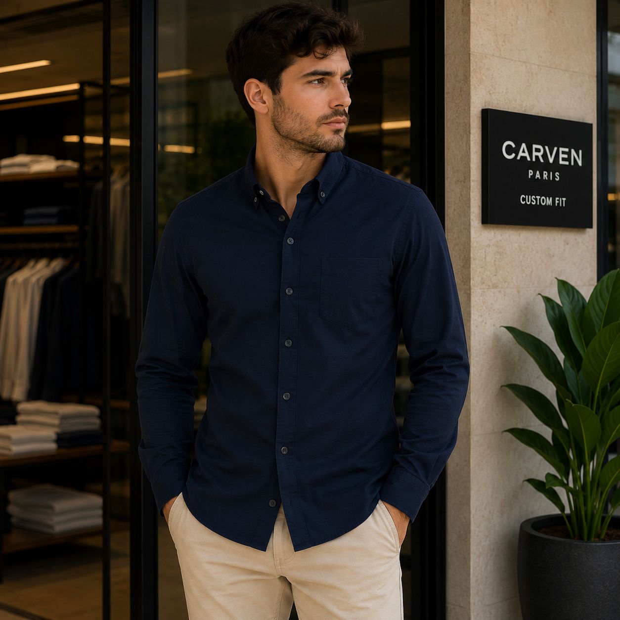 CAMISA MANGA LARGA CARVEN